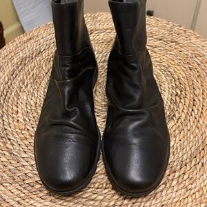 The Flexx Leather Ruched Slouched Boots 8.5